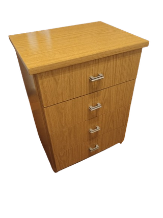 Mesa de noche color madera