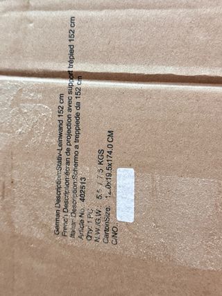 Proyector 152 cm Negro