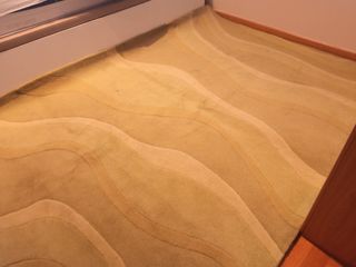 Alfombra verde pistacho