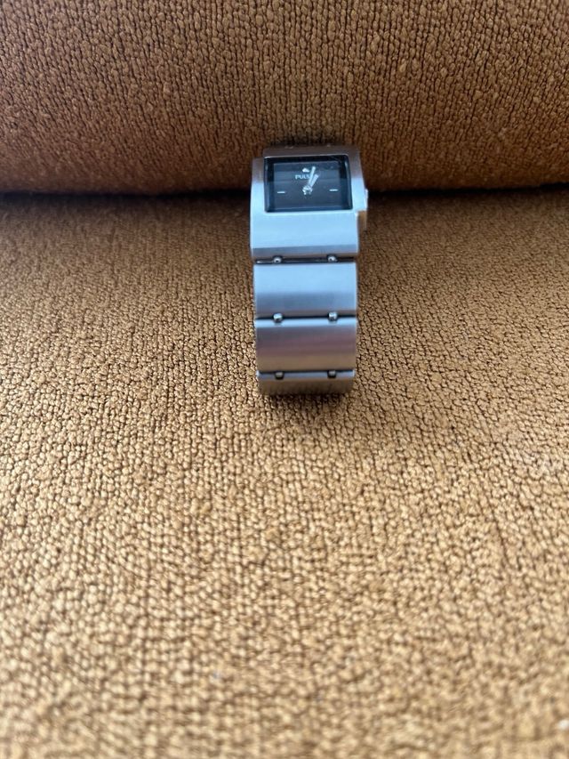 Reloj Pulsar Plata y Negro