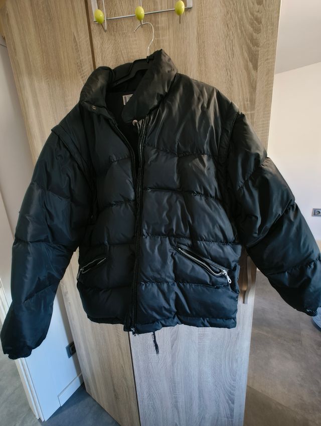 Abrigo de plumas negro Zolder