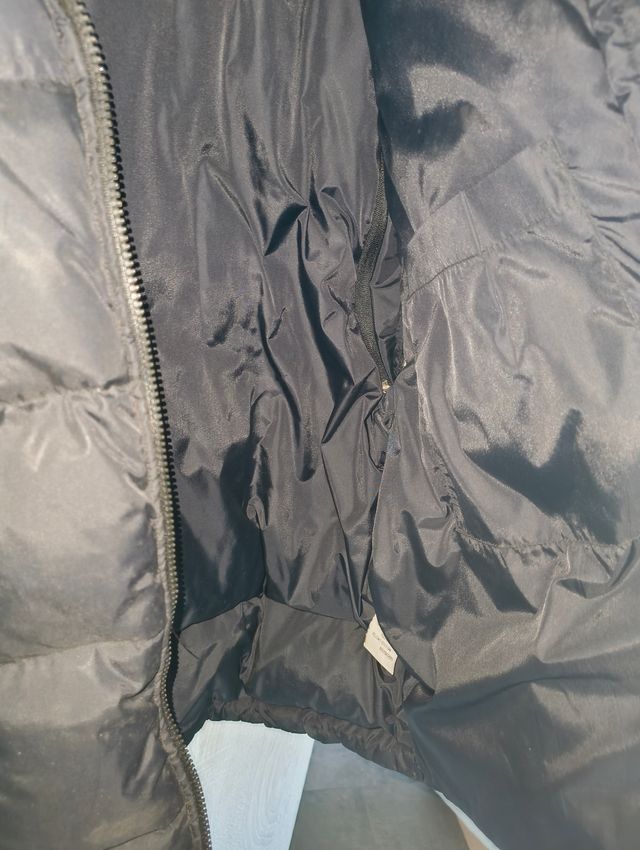 Abrigo de plumas negro Zolder