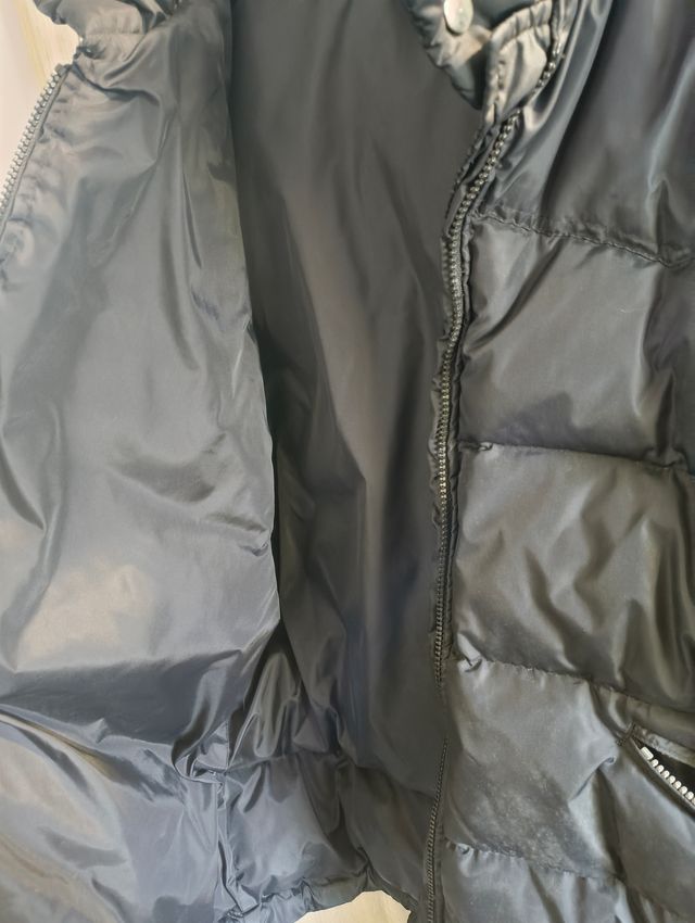 Abrigo de plumas negro Zolder