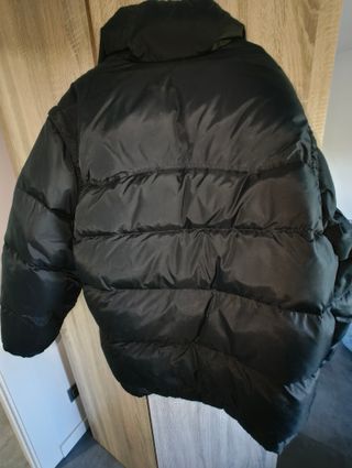 Abrigo de plumas negro Zolder