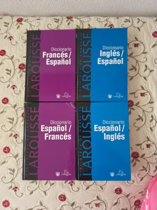 DICCIONARIOS FRANCÉS E INGLÉS