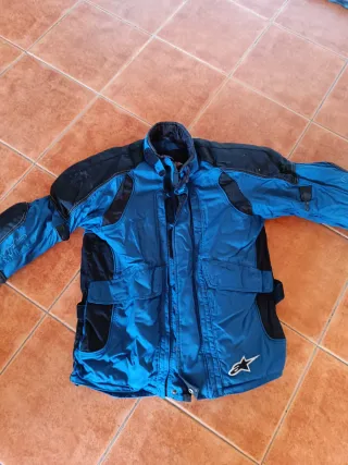 Chaqueta Moto Hombre Alpinestars goretex Azul tall