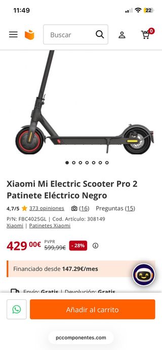 Xiaomi Mi Electric Scooter 3 Pro