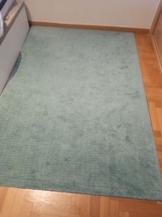 Alfombra IKEA LANGSTED azul turquesa