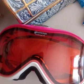 Gafas de esquí Alpina rosas