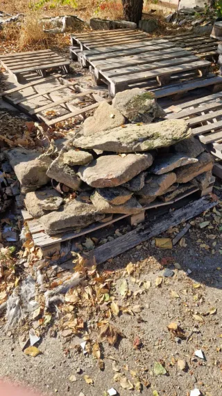 Piedras de musgo para decoración.