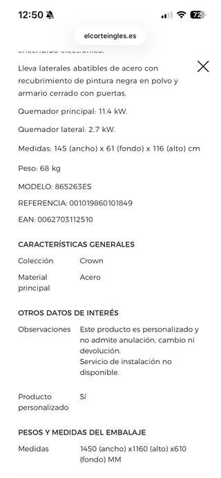 Barbacoa Broil King Crown 440