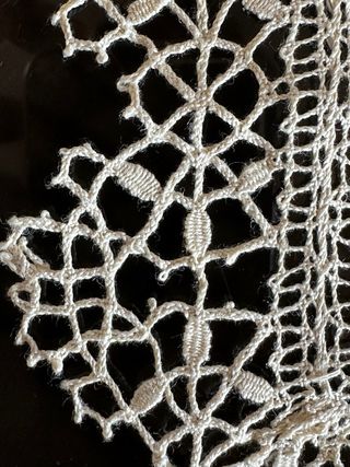 Runner tombolo pizzo beige