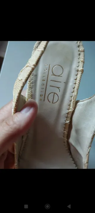 Zapatos de Novia Aire Barcelona Beige