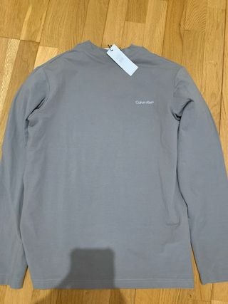 Camiseta Calvin Klein Gris Hombre Talla S