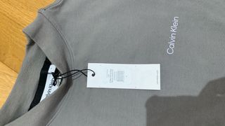 Camiseta Calvin Klein Gris Hombre Talla S