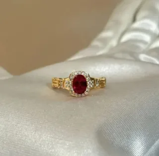 Anillo Oro Rojo
