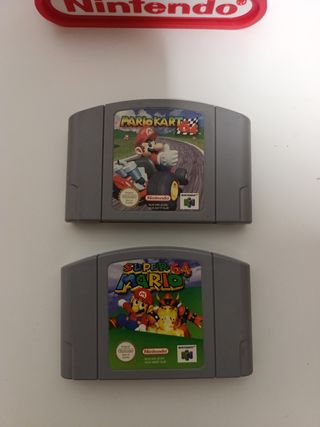 Nintendo 64. Super Mario y Mario kart 