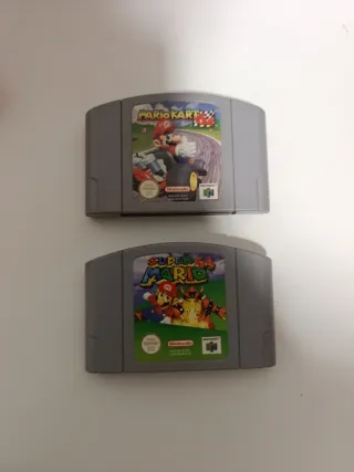Nintendo 64. Super Mario y Mario kart 