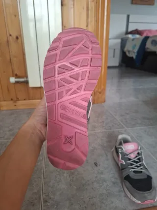 Zapatillas Munich Talla 38 Gris y Rosa