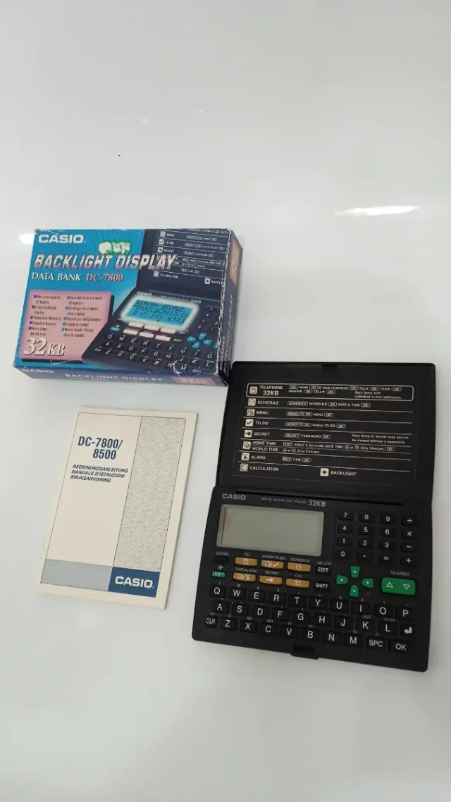 Agenda Electrónica Calculadora Casio DC-7800