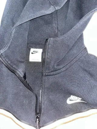 Sudadera Nike Tech Fleece Negra y Gris