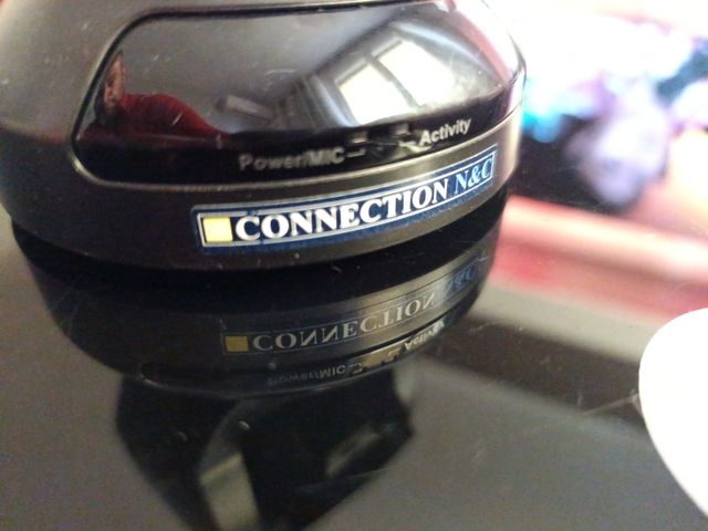 Web Cam Motorizada Negra