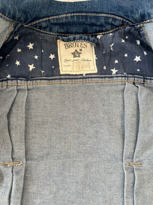Cazadora vaquera niña Talla 4