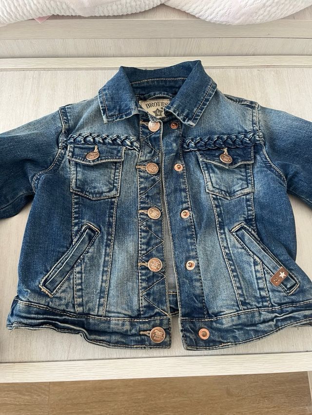Cazadora vaquera niña Talla 4