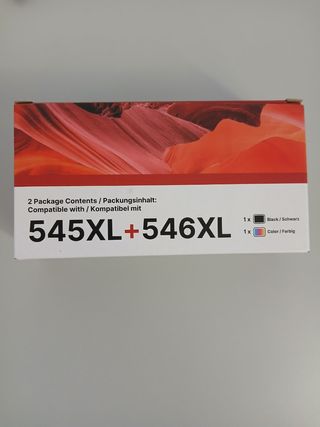 Pack Tinta 545XL+546XL Color - Negro