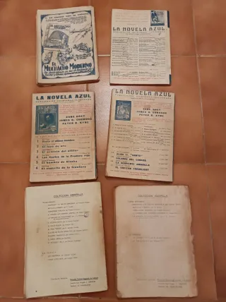 Lote 6 Novelas Antiguas Colección