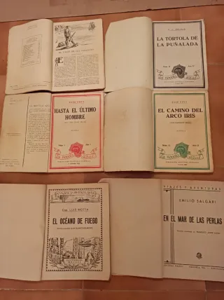 Lote 6 Novelas Antiguas Colección