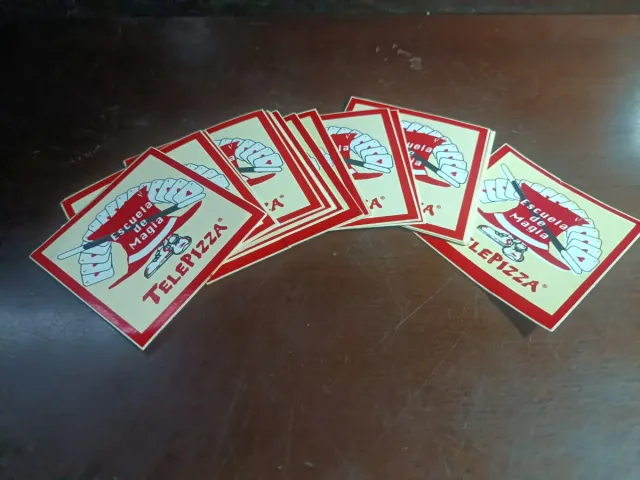 21 pegatinas Telepizza Escuela de Magia