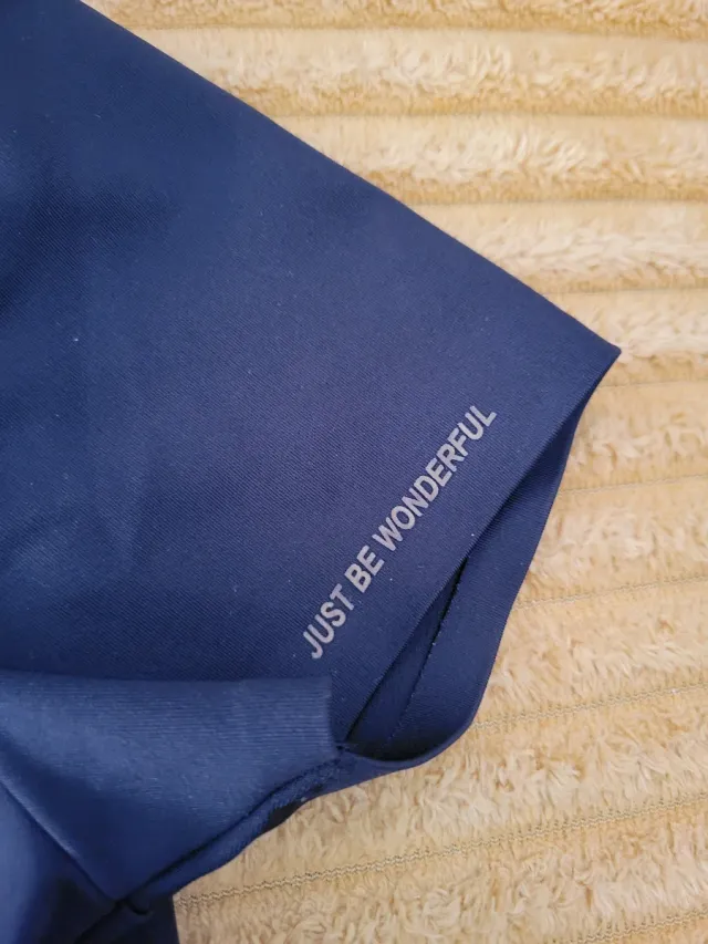 Blusa Zara niña elástica azul