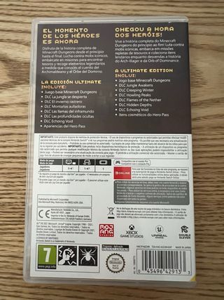 Minecraft Dungeons Ultimate Edition Nintendo Switc