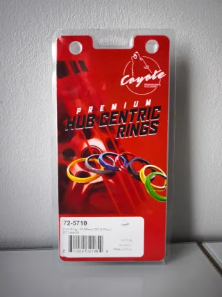 Centradores Buje 72/57mm (4uds)