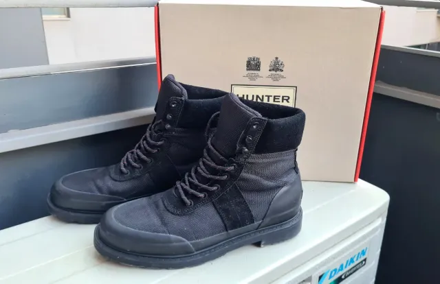 Botas Hunter Negras Cordones