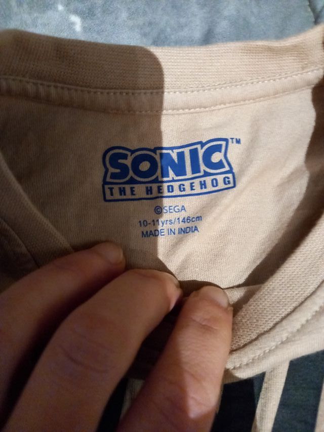 Camiseta Sonic Niño