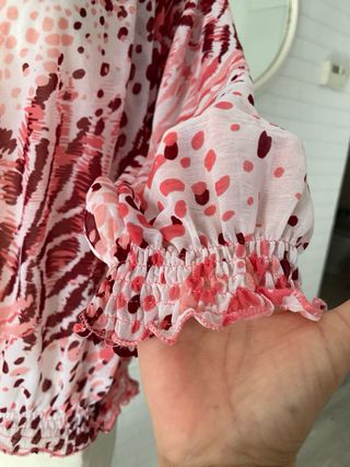 Blusa H&M Talla M Estampada