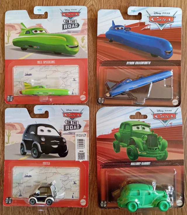 Lote 4 Coches Cars On The Road