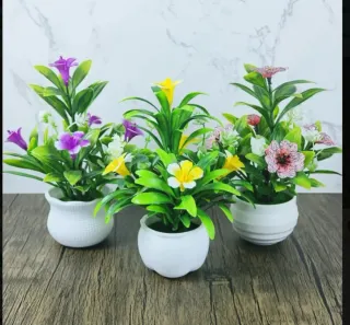 3 Plantas Artificiales Decorativas