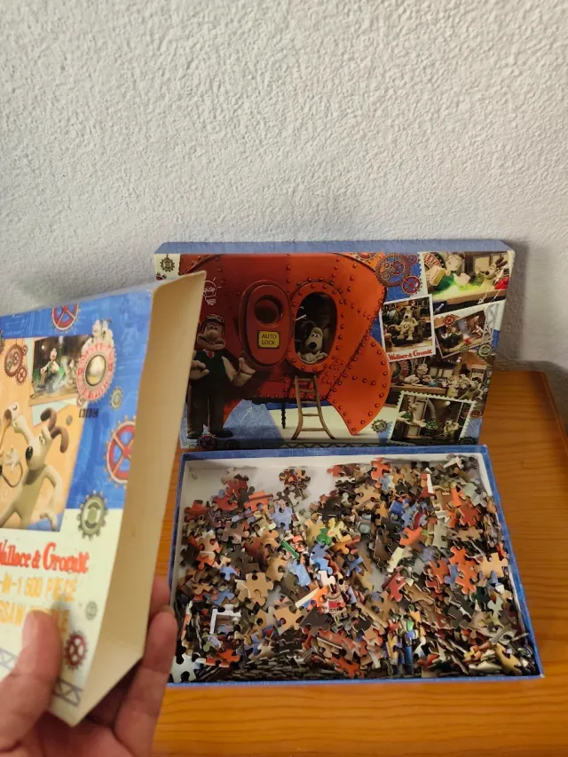 Wallace y Gromit Rompecabezas 2 en 1 (500 piezas)