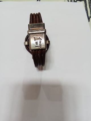 Pulsera de Plata y Cuero