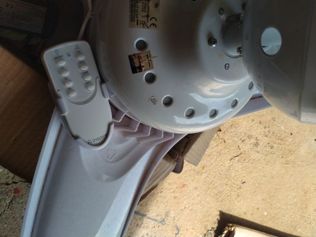 Ventilador de techo con luz