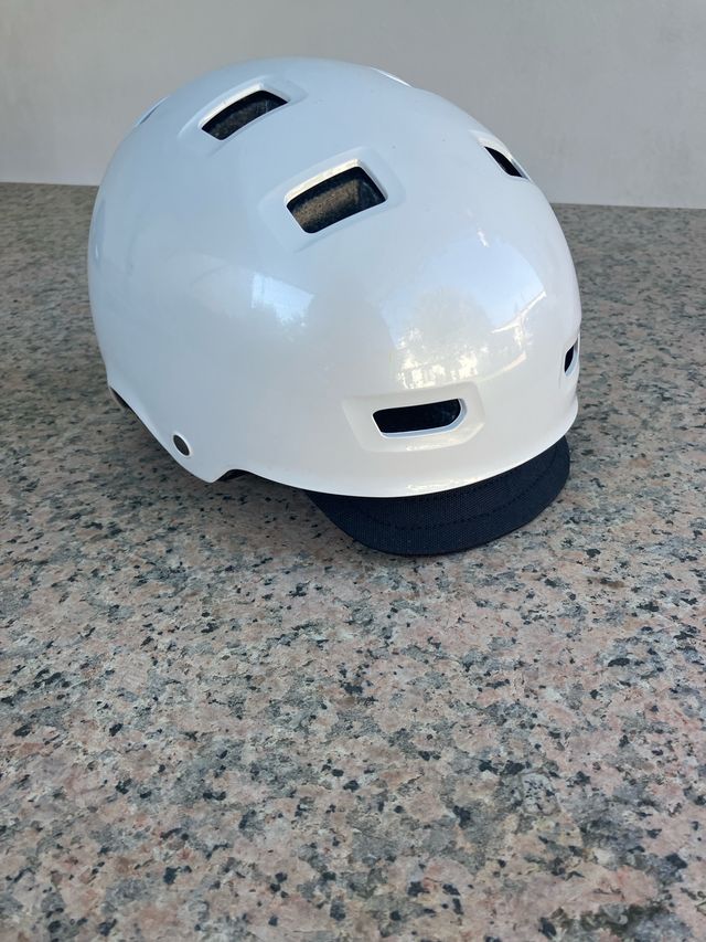 Casco Btwin bici/patinete blanco