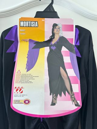 Disfraz Morticia Adulto Talla M