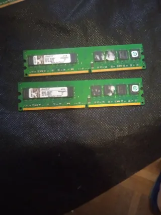 2x Kingston DDR2 1GB 667MHz Módulos RAM