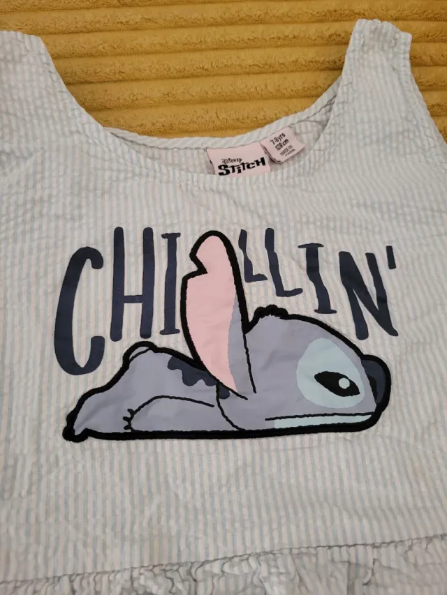 Blusa corta niña Disney Stitch