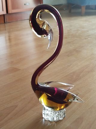 Figura Cisne Cristal Murano