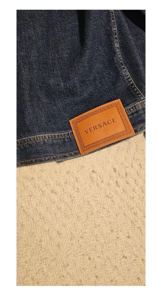 Chaqueta vaquera azul Versace