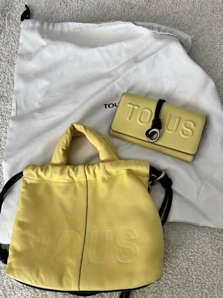 Bolso Tous Amarillo Piel